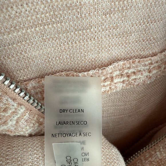 New Calvin Klein Plays Size 20 W Pink Tweed Puff Sleeve Sheath Dress Work Career - Picture 10 of 10